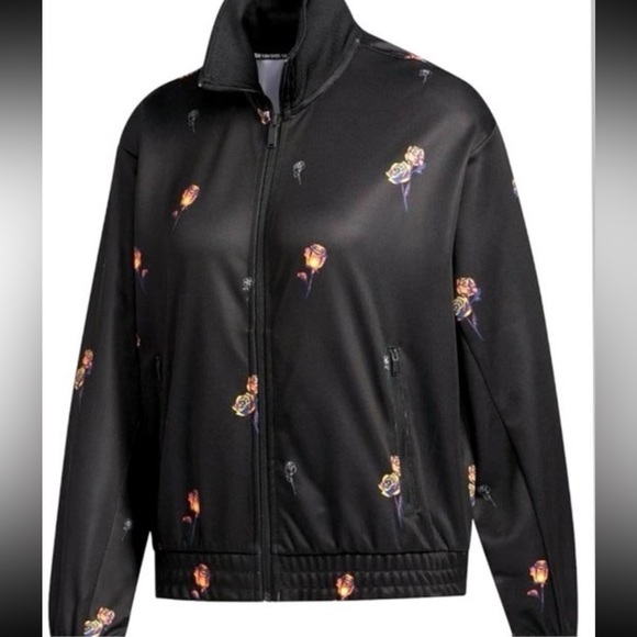 Adidas women floral rose track jacket - Picture 5 of 11